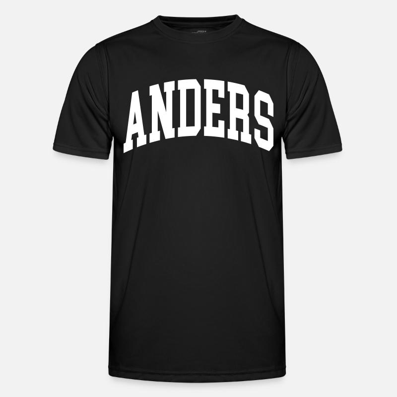 Anders - Männer Funktions-T-Shirt - Schwarz