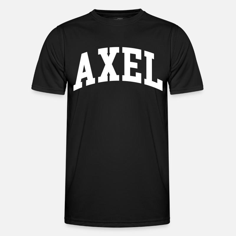 Axel - Männer Funktions-T-Shirt - Schwarz