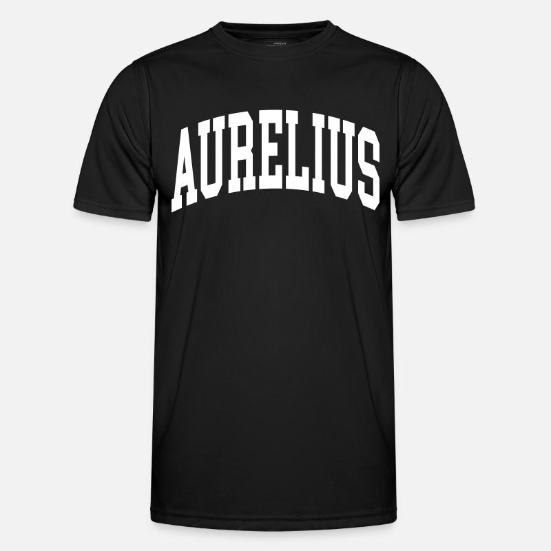 Aurelius - Männer Funktions-T-Shirt - Schwarz