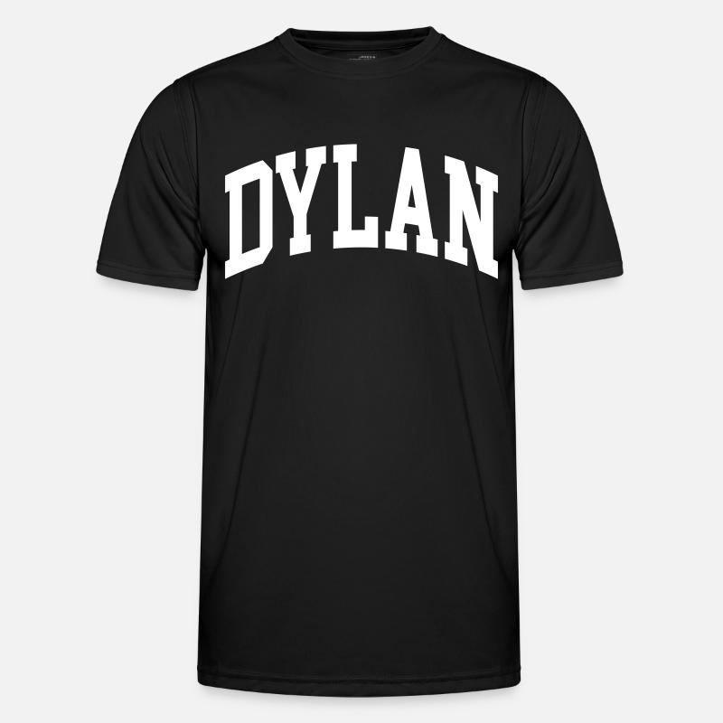 Dylan - Männer Funktions-T-Shirt - Schwarz