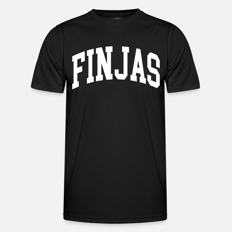 Finjas - Men's Functional T-Shirt - black