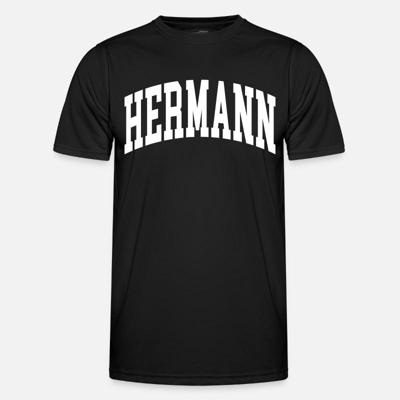 Hermann - Men's Functional T-Shirt - black