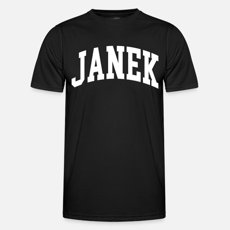 Janek - Männer Funktions-T-Shirt - Schwarz