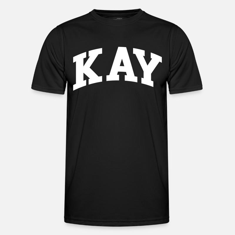 Kay - Männer Funktions-T-Shirt - Schwarz