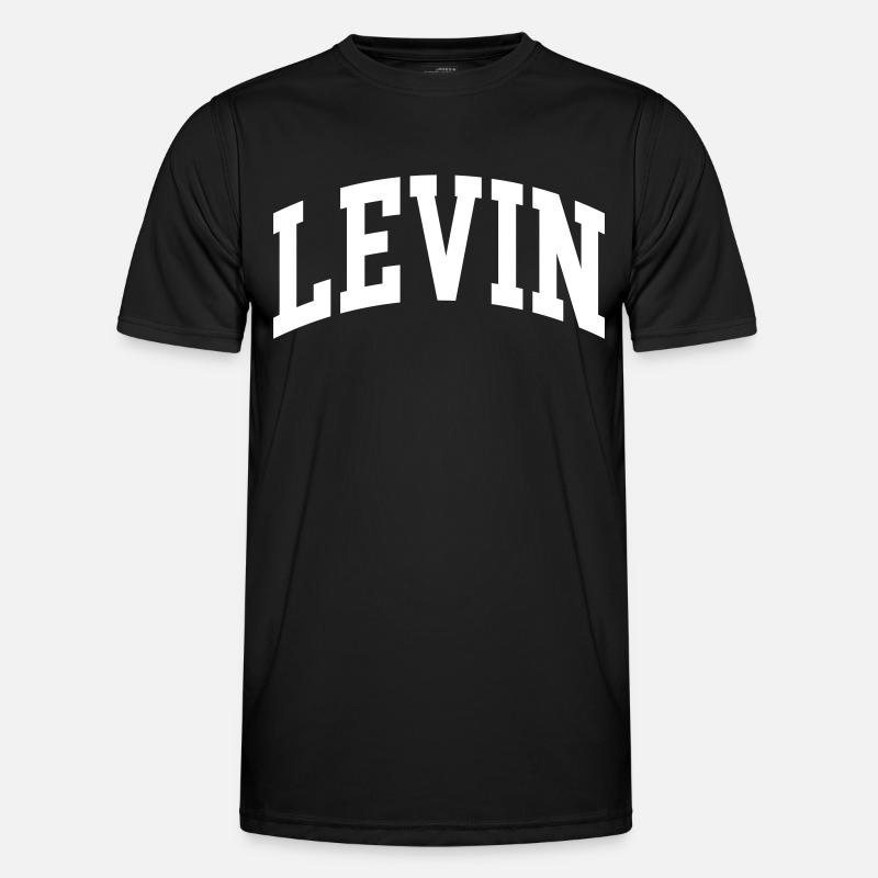 Levin - Männer Funktions-T-Shirt - Schwarz