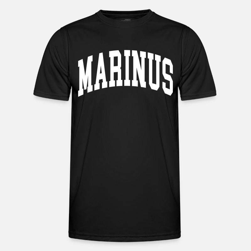 Marinus - Männer Funktions-T-Shirt - Schwarz