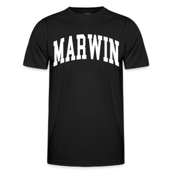Stéphanie - T-shirt sport Homme - noir - Devant - AI Model Male 178 dark (178cm)