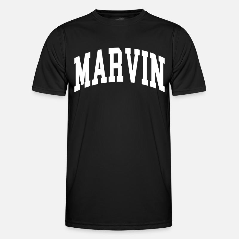 Marvin - Funktions-T-shirt herr - svart