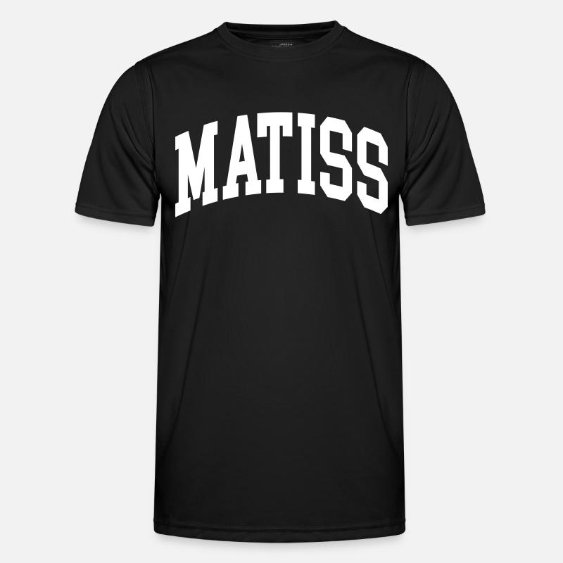 Matiss - Männer Funktions-T-Shirt - Schwarz