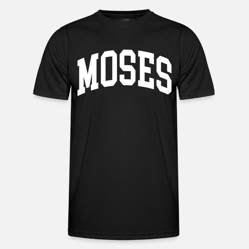 Moses - Männer Funktions-T-Shirt - Schwarz