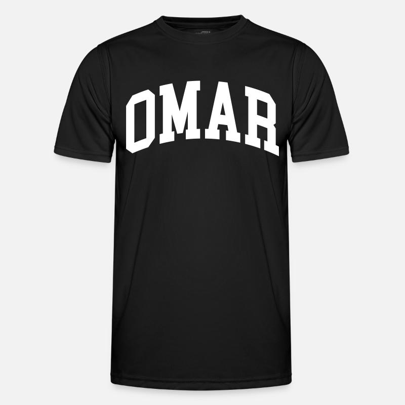 Omar - Funktions-T-shirt herr - svart