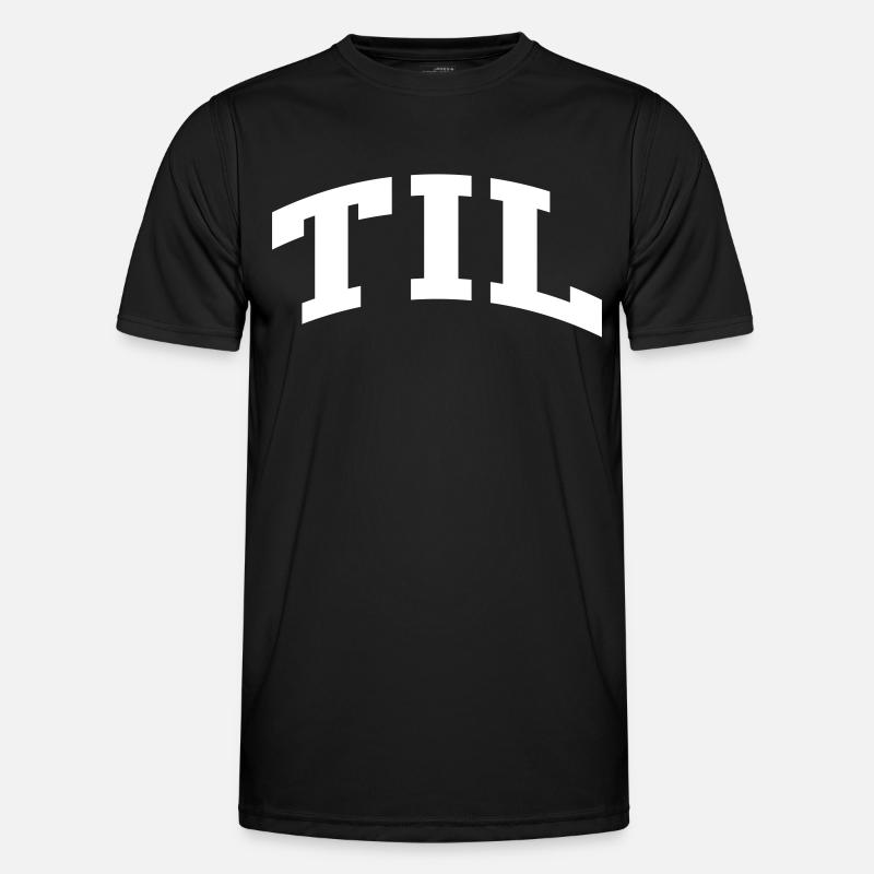 Til - Männer Funktions-T-Shirt - Schwarz