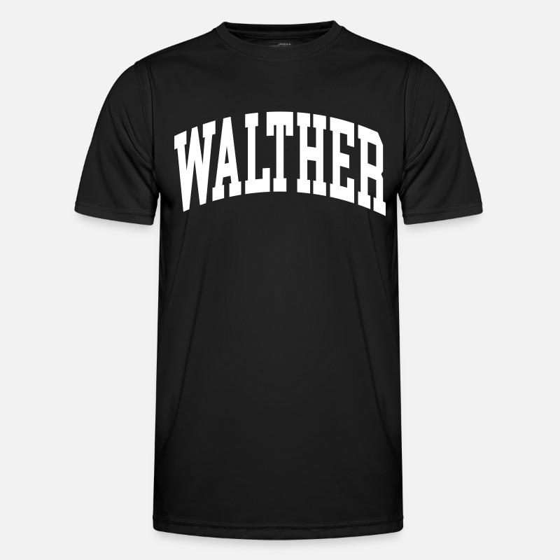 Walther - Männer Funktions-T-Shirt - Schwarz