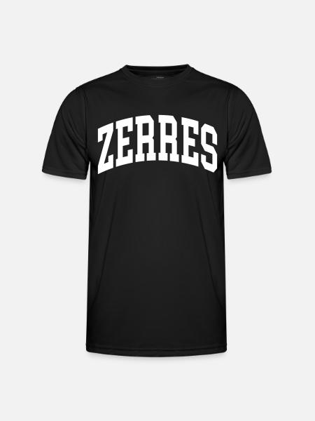 Zerres - Männer Funktions-T-Shirt - Schwarz