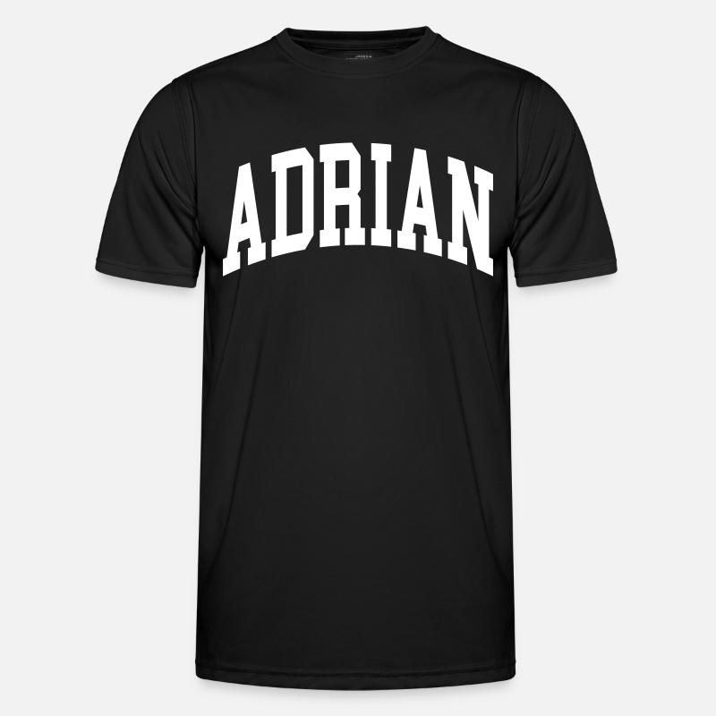 Adrian - Männer Funktions-T-Shirt - Schwarz