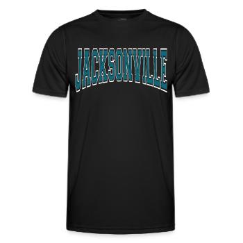 Jacksonville - Männer Funktions-T-Shirt - Schwarz - Vorne - AI Model Male 178 dark (178cm)