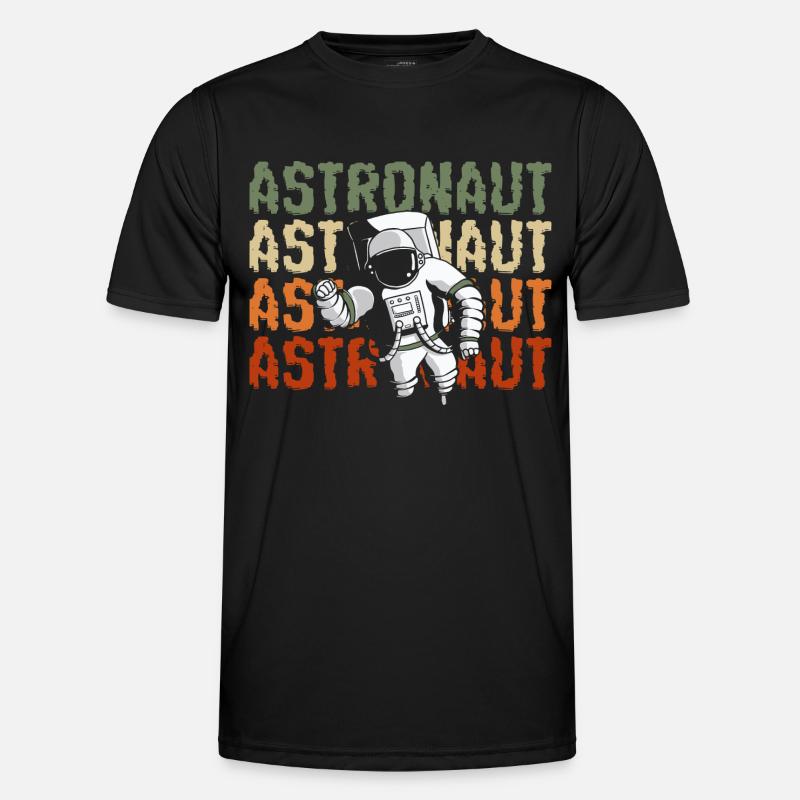 Space Shuttle Rakete Männer Funktions-T-Shirt