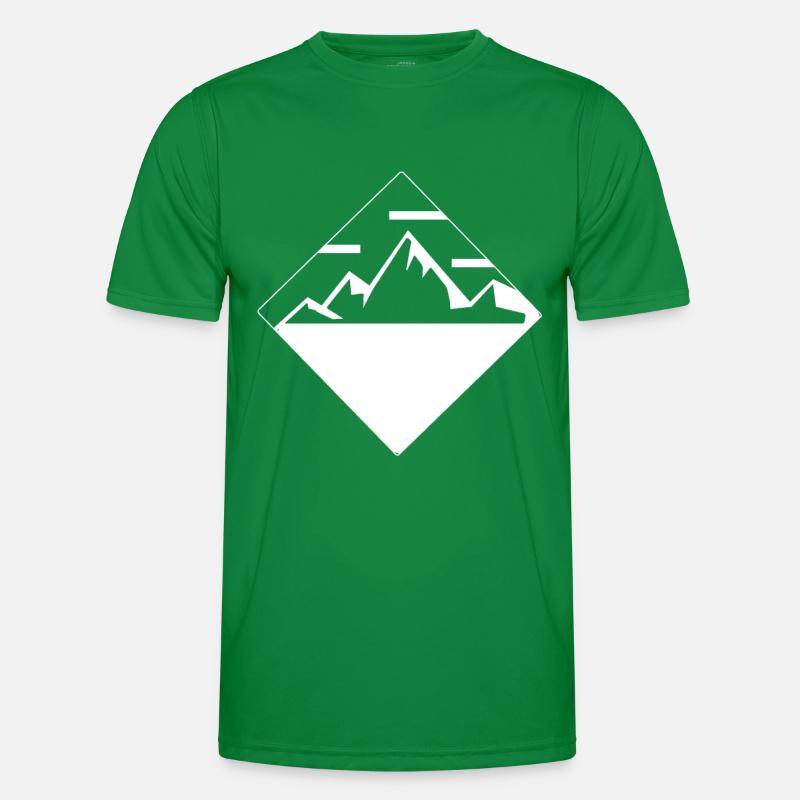 Square - Mountain - Men's Functional T-Shirt
