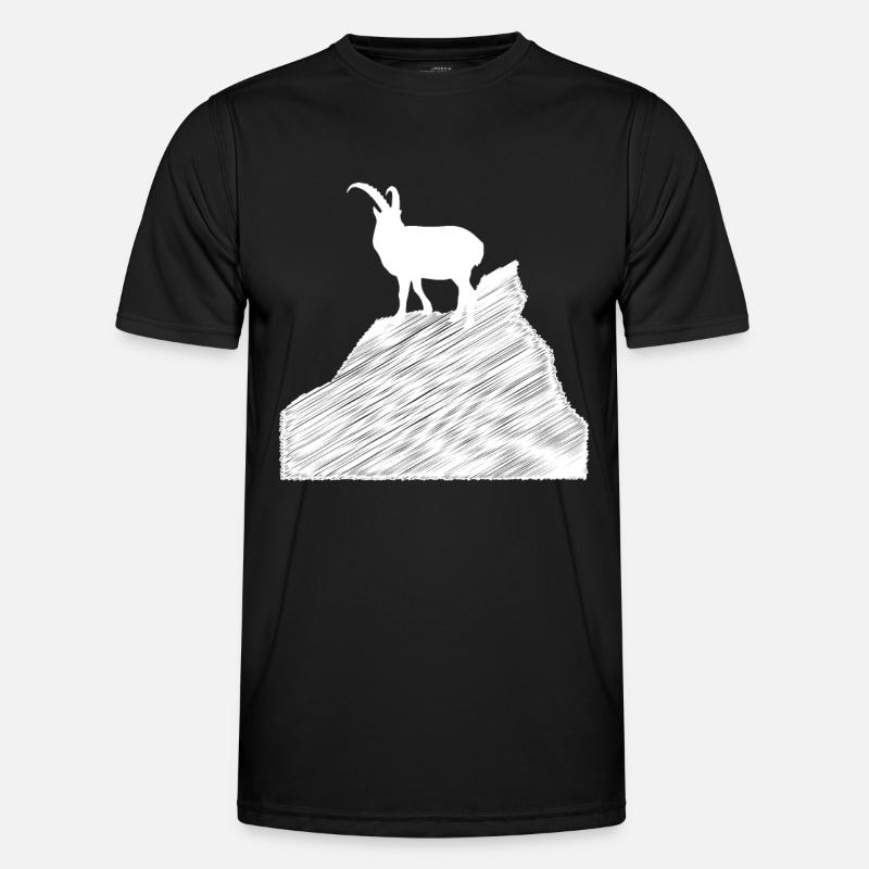 Goat - (4) - Men's Functional T-Shirt - black