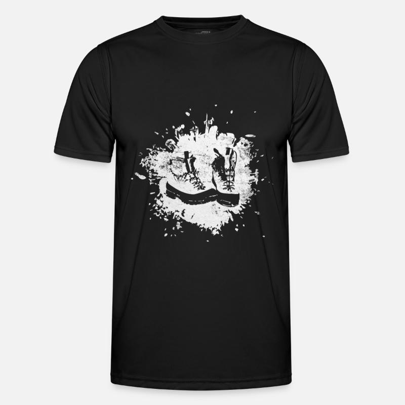 Spritzer - Wanderschuhe - (2) - Männer Funktions-T-Shirt - Schwarz