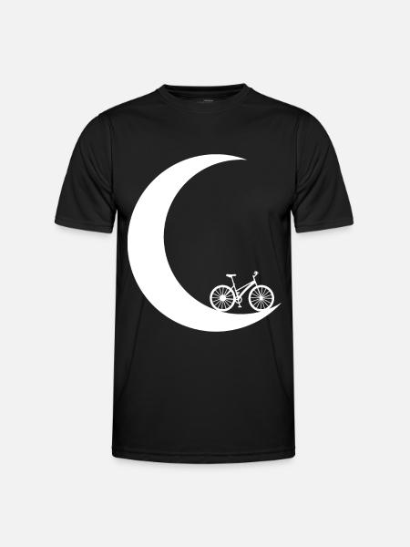 Crescent Moon - Cycling - - Men's Functional T-Shirt - black
