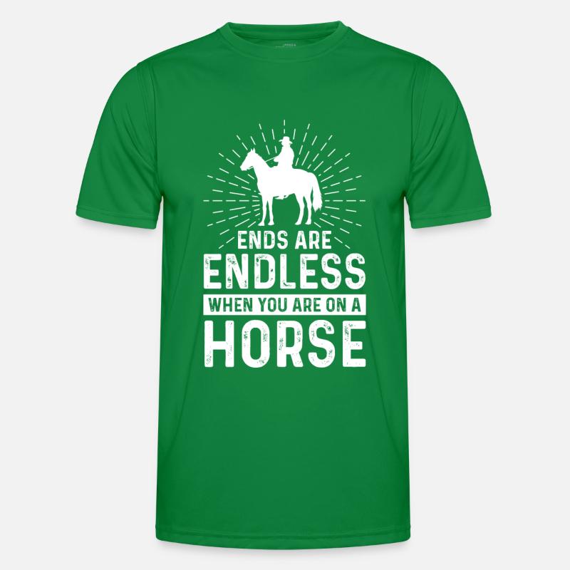 Les extrémités sont interminables lorsque vous montez à cheval pour T-shirt sport Homme