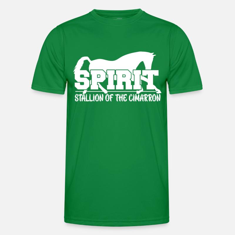 Ghost Stallion of Cimarron - Men's Functional T-Shirt
