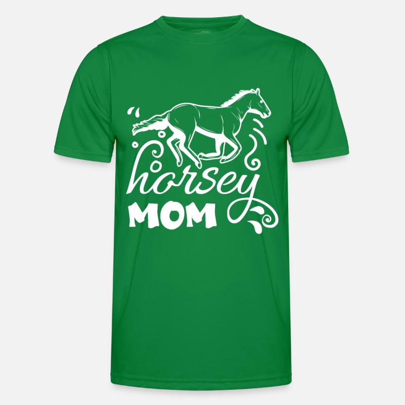 Pferdchen-Mama 1 - Männer Funktions-T-Shirt