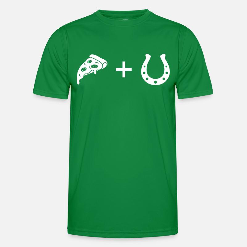 Pizza - Fer à cheval - T-shirt sport Homme