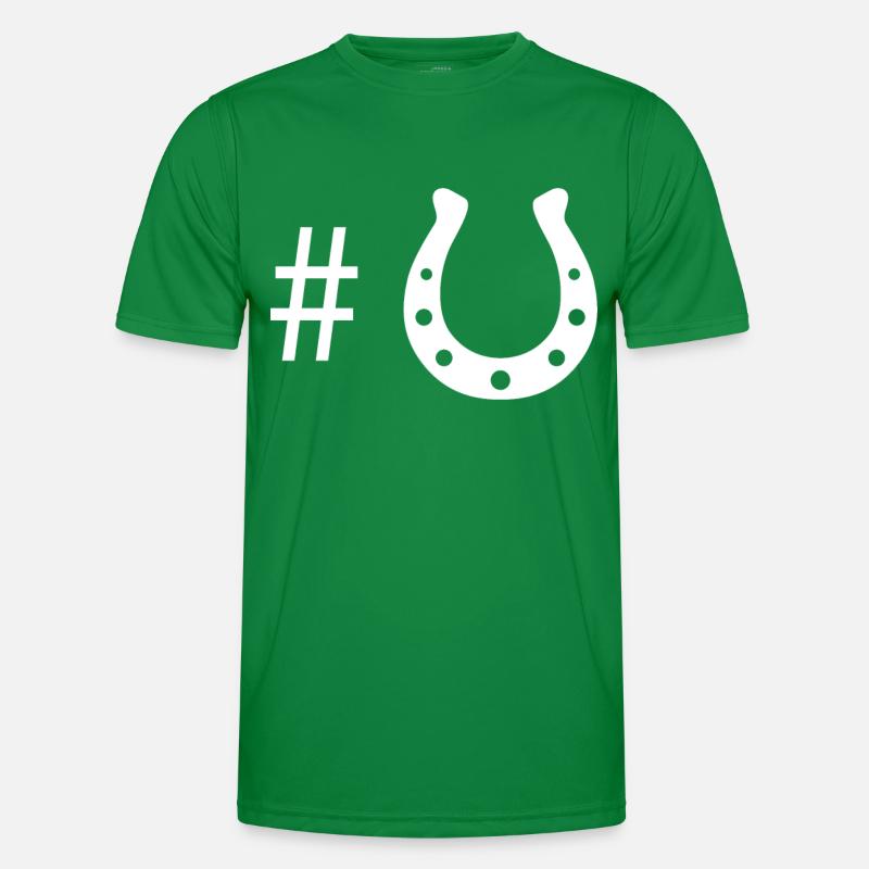 Hashtag - Fer à cheval - T-shirt sport Homme