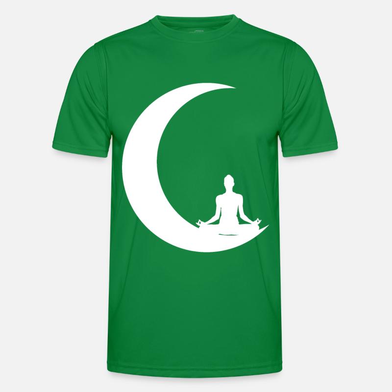Halvmåne - Yoga - Funktionsshirt til herrer