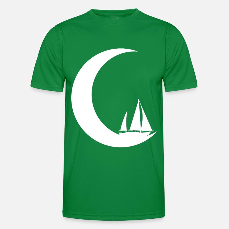 Crescent Moon - Sailing - Men's Functional T-Shirt