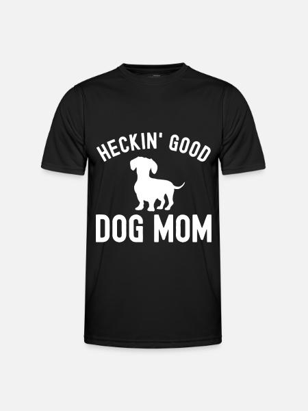 Damn good dog mother - Men's Functional T-Shirt - black