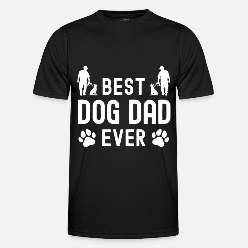 Best dog daddy ever - Men's Functional T-Shirt - black