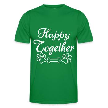 Heureux ensemble - T-shirt sport Homme - vert - Devant - AI Model Male 178 dark (178cm)