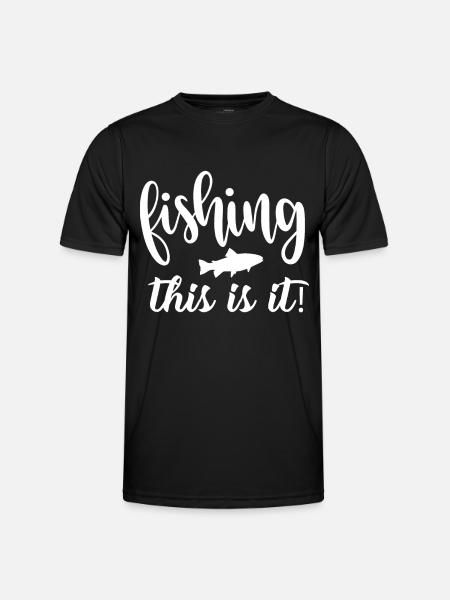 Fishing That's it - - Men's Functional T-Shirt - black