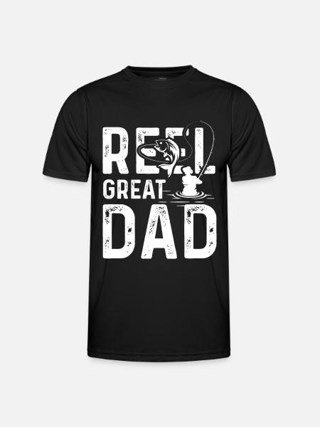 Reel Great Dad - Men's Functional T-Shirt - black