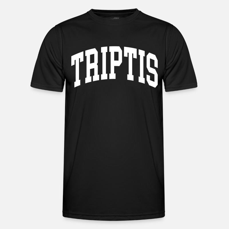 Triptis - Männer Funktions-T-Shirt - Schwarz