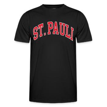 Saint-Pauli - T-shirt sport Homme - noir - Devant - AI Model Male 178 dark (178cm)