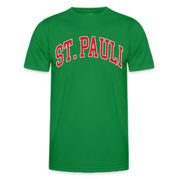 St. Pauli - Men's Functional T-Shirt - kelly green - Front - AI Model Male 178 dark (178cm)