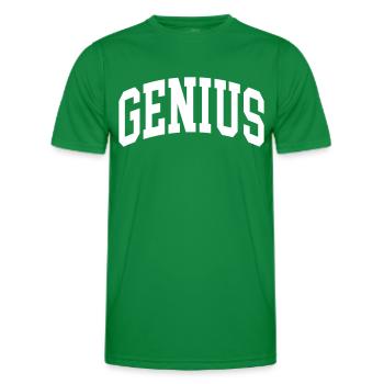 Genius - Men's Functional T-Shirt - kelly green - Front - AI Model Male 178 dark (178cm)
