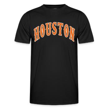 Houston - T-shirt sport Homme - noir - Devant - AI Model Male 178 dark (178cm)