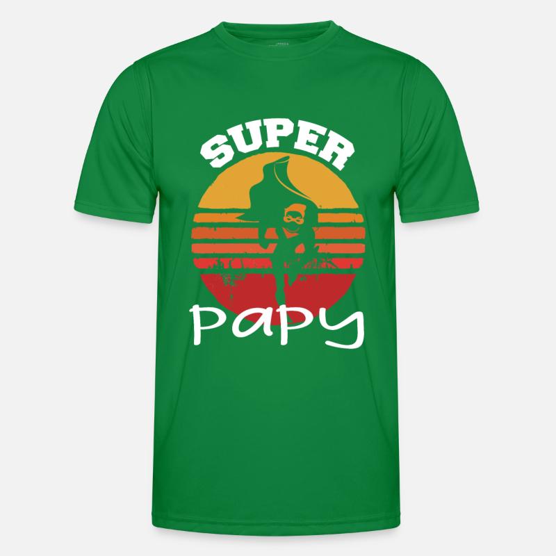 Super papy T-shirt sport Homme