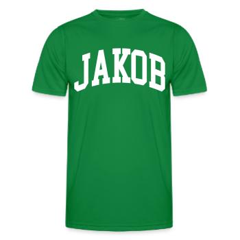 Jacob - T-shirt sport Homme - vert - Devant - AI Model Male 178 dark (178cm)