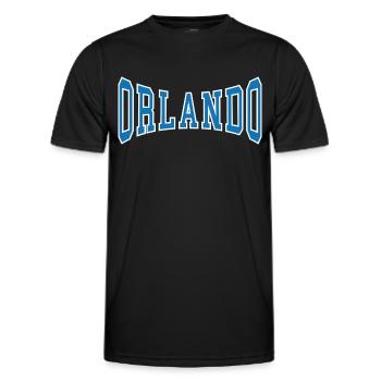 Orlando - Männer Funktions-T-Shirt - Schwarz - Vorne - AI Model Male 178 dark (178cm)
