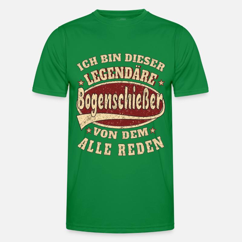 Bogenschießer ich bin dieser legendäre Bogen Männer Funktions-T-Shirt
