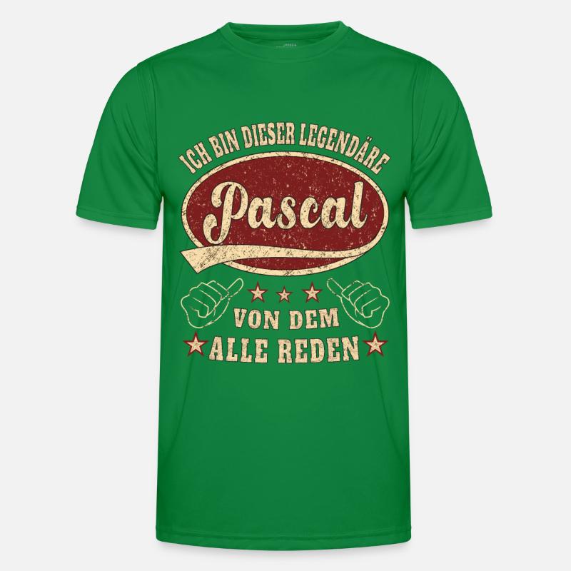 Pascal ich bin dieser legendäre Pascal Retro Männer Funktions-T-Shirt