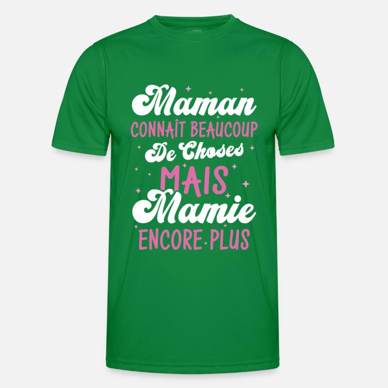 Maman connaît beaucoup de choses T-shirt sport Homme