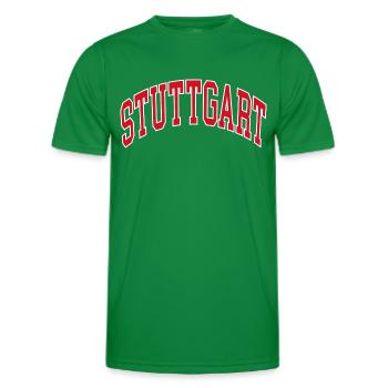Stuttgart - Men's Functional T-Shirt - kelly green - Front - AI Model Male 178 dark (178cm)