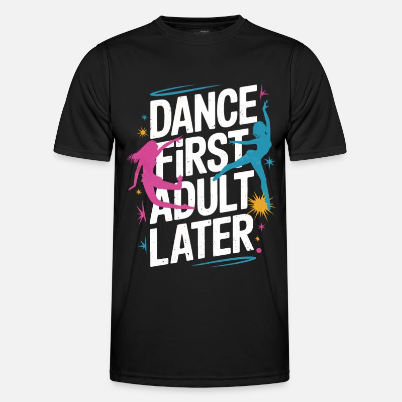 Dancing Dancers Dancing - Men's Functional T-Shirt - black